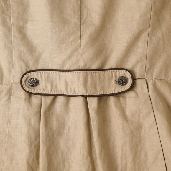 Y2K Tara Jarmon Blazer Jacket Women's 4 Linen Parisian Chic Old Money Academia - Picture 8 of 13